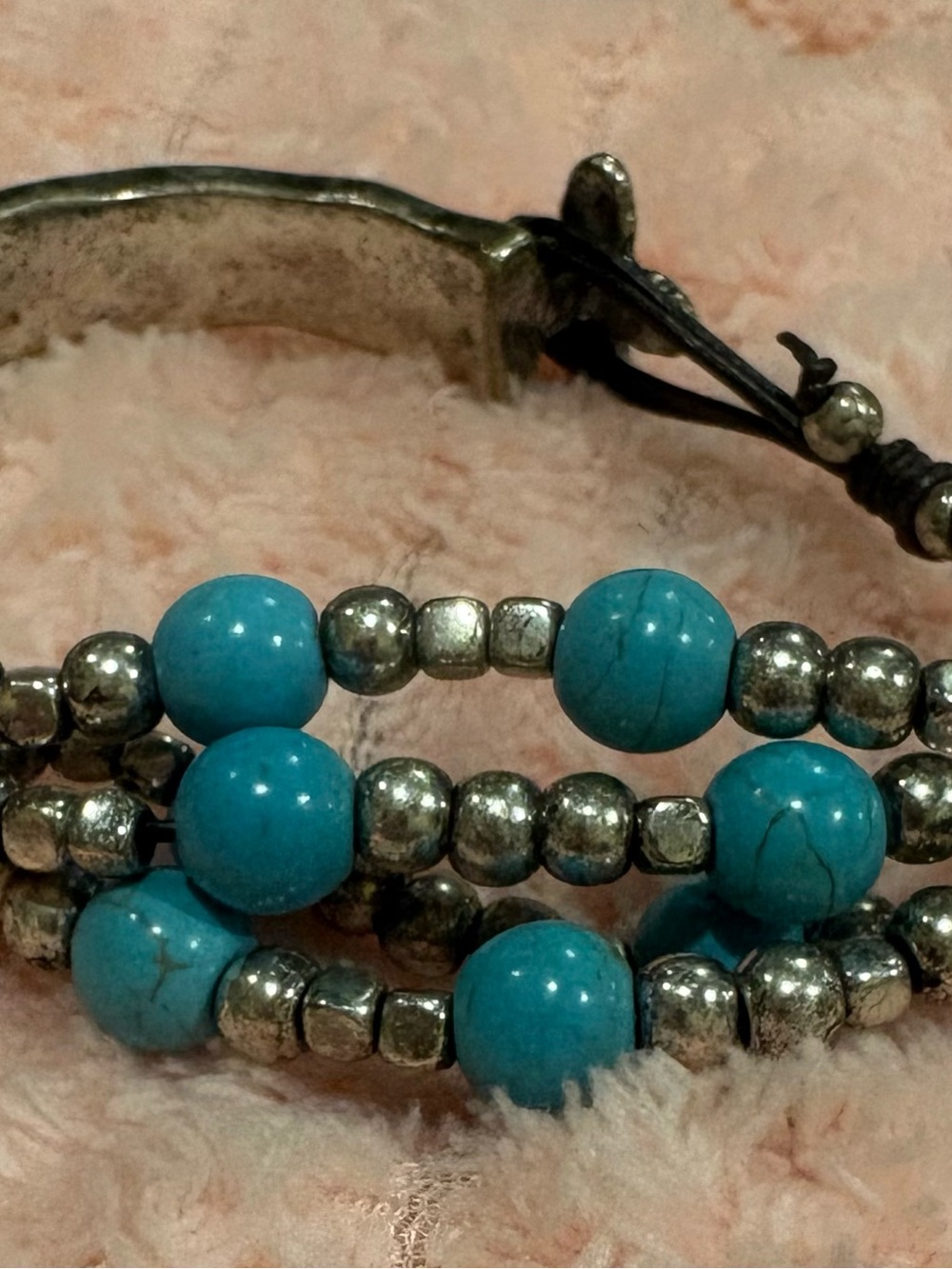Lucky brand, multi strand, bohemian bracelet